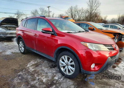 2014 Toyota Rav4 Limited from USA, damaged, VIN 2T3DFREV2EW145357